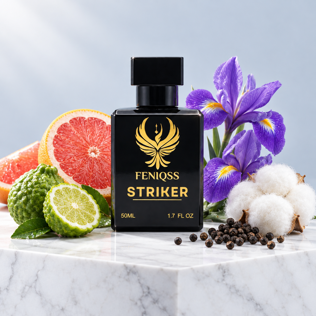 FENIQSS STRIKER parfym med grapefrukt, iris och peppar