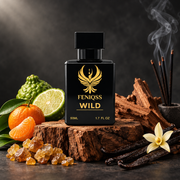 FENIQSS WILD parfym med cederträ, rökelse och vanilj