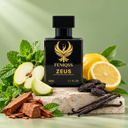 FENIQSS ZEUS parfym med mynta, grönt äpple och citron