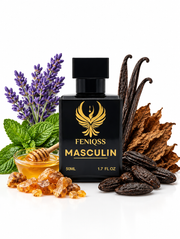 FENIQSS MASCULIN parfym 50 ml med lavendel, vanilj, honung och tobak