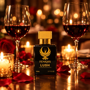 FENIQSS LUSH på en dejtkväll med rött vin