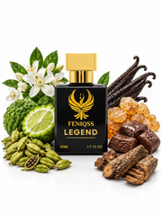 FENIQSS LEGEND parfym 50 ml med apelsinblomma, kardemumma, vanilj och pralin