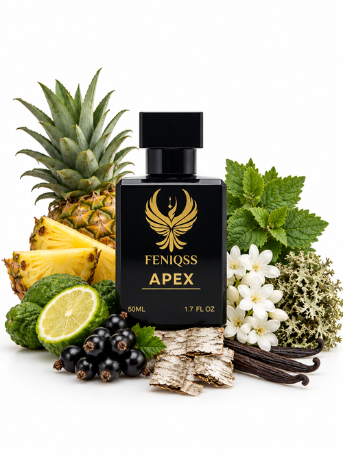 FENIQSS APEX parfym 50 ml med ananas, svarta vinbär, björk och ekmossa