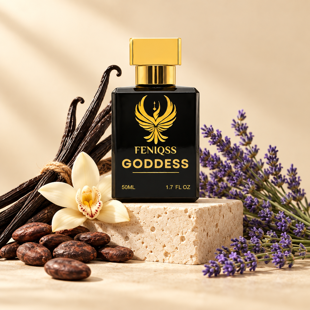FENIQSS GODDESS parfym med vaniljstänger och lavendel