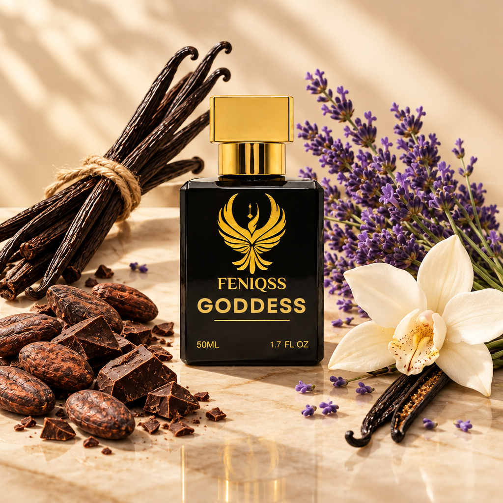 FENIQSS GODDESS doftnoter: vanilj, lavendel, kakao, vaniljkaviar, absolut vanilj