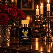 FENIQSS LUMIERE med röda rosor och kandelaber