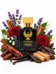FENIQSS TWO parfym 50 ml med rosenträ, lavendel, ros, oud och vanilj
