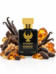 FENIQSS COCO parfym 50 ml med labdanum, bensoin, bärnsten och vanilj