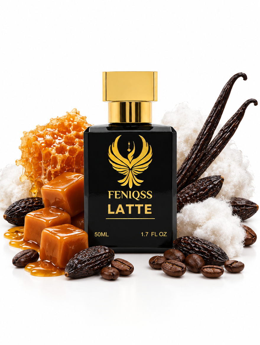 FENIQSS LATTE parfym 50 ml med karamell, honung, tonkaböna och vanilj