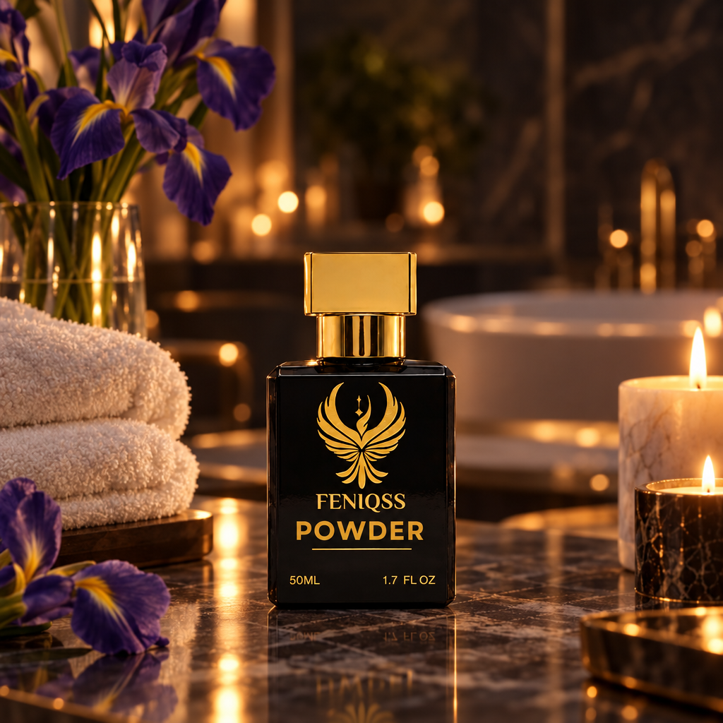 FENIQSS POWDER i ett elegant spabadrum