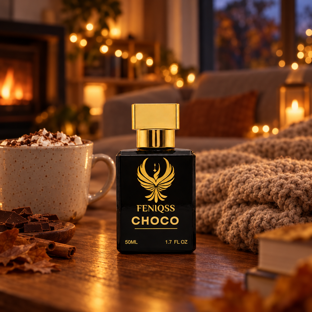 FENIQSS CHOCO i ett mysigt höstvardagsrum