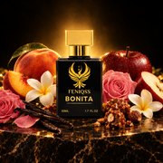 FENIQSS BONITA damparfym med persika, frangipani, rosor och vanilj