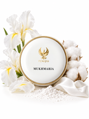 FENIQSS WHITE mukhmaria 30 g – vit burk med iris, bomull och vit musk